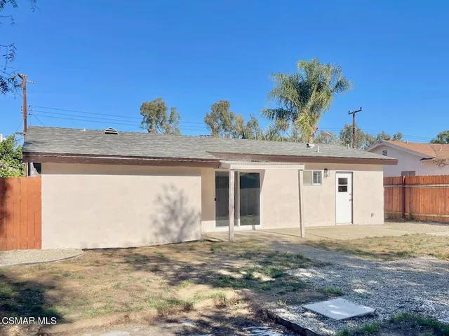 a view of a house with a outdoor space