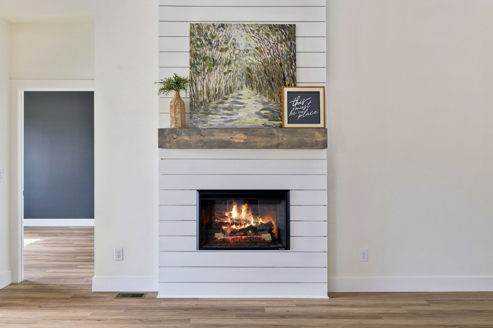 6437 Hopewell Road Springfield, TN 37172 - Photo 11 of 87 a living room with a fireplace and a fireplace