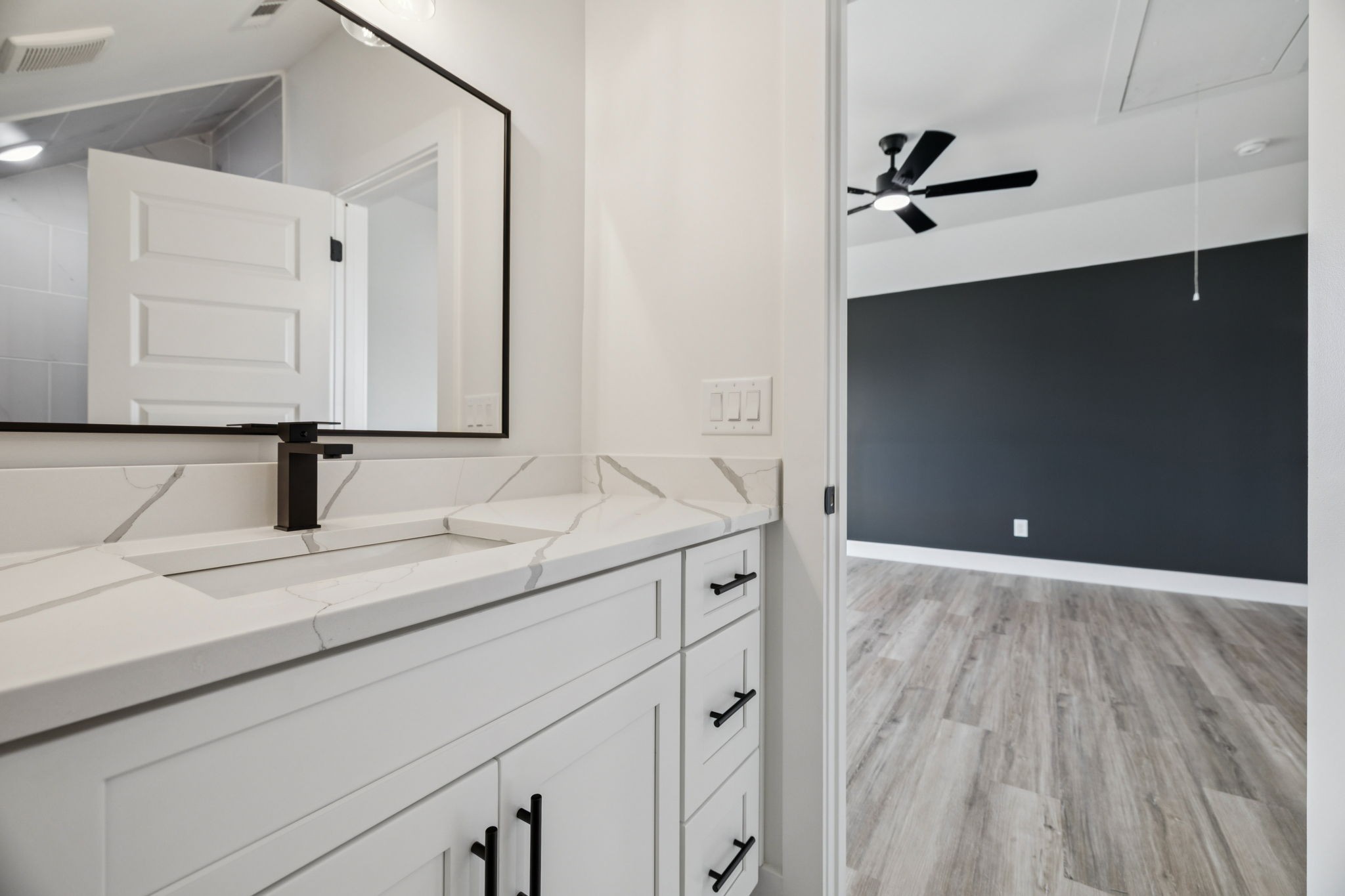 6437 Hopewell Road Springfield, TN 37172 - Photo 61 of 87 a bathroom with a sink and a mirror