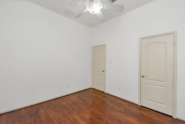 wooden floor in an empty room