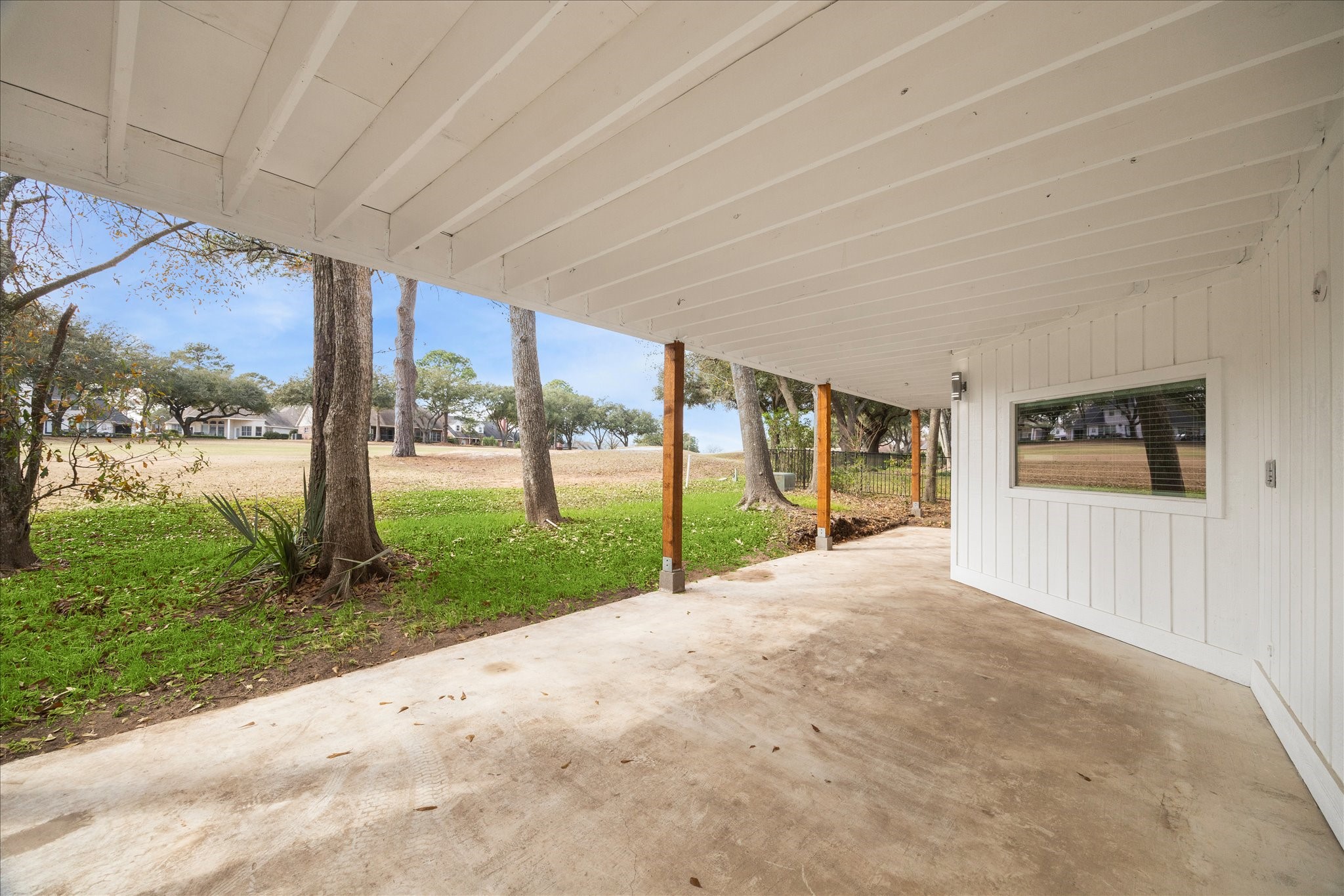146 Dawns Edge Conroe, TX 77356 - Photo 36 of 39 a view of a house with a big yard and potted plants