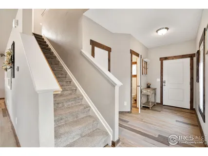 a view interior of the house with wooden floor