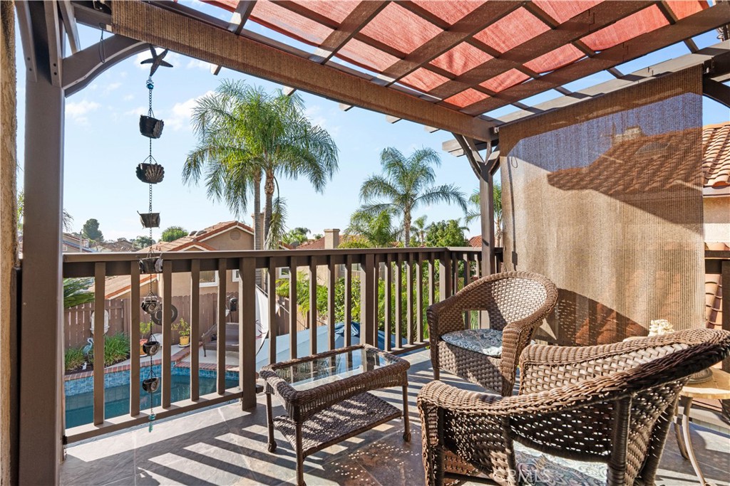 10963 San Mateo Place Rancho Cucamonga, CA 91701 - Photo 29 of 37 a view of balcony with furniture