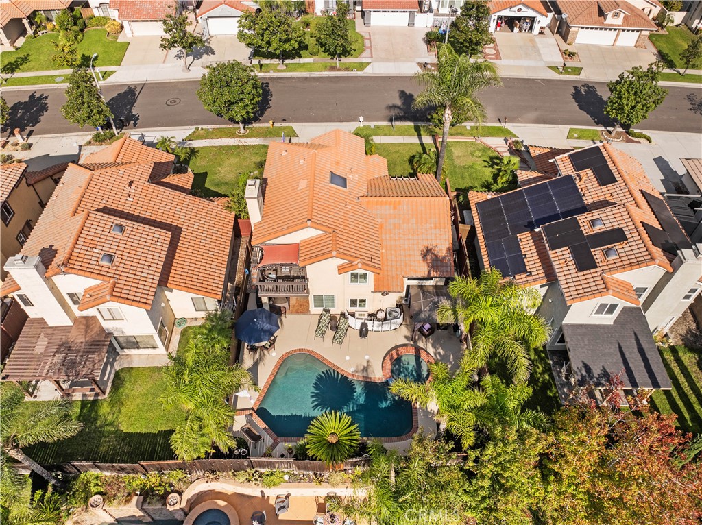 10963 San Mateo Place Rancho Cucamonga, CA 91701 - Photo 35 of 37 an aerial view of residential houses with outdoor space