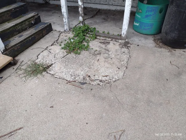 a view of a backyard of a house
