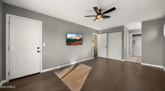 a view of an empty room