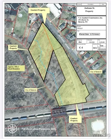 $99,900 | V/l South Jackson Street, Batavia, NY 14020
