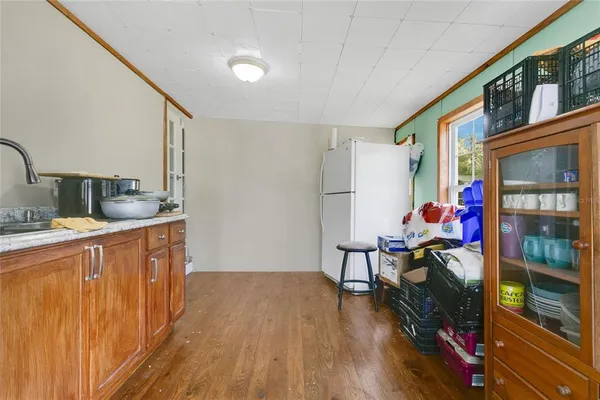 a very nice looking room with a large window