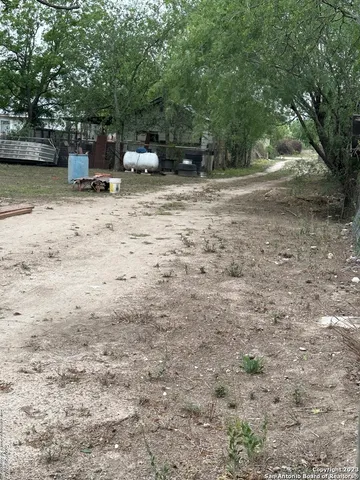 a view of backyard with trees