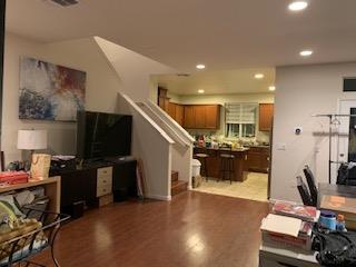 2866 Pinnacles Terrace Fremont, CA 94538 - Photo 2 of 6 a living room with furniture and a flat screen tv