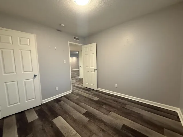 wooden floor in an empty room
