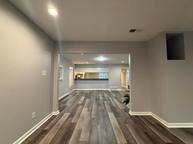 a view of empty room