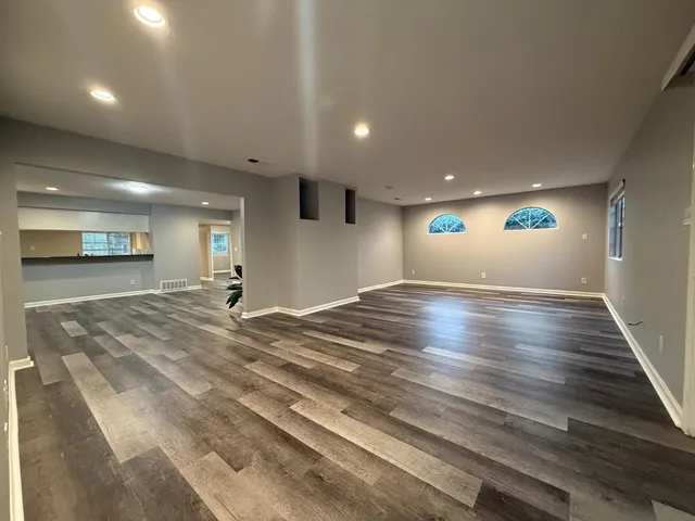 a view of a gate with a window