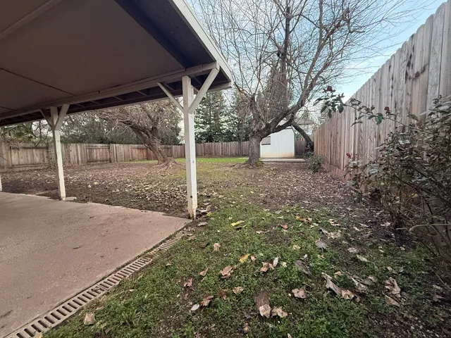 a view of a pathway of a building