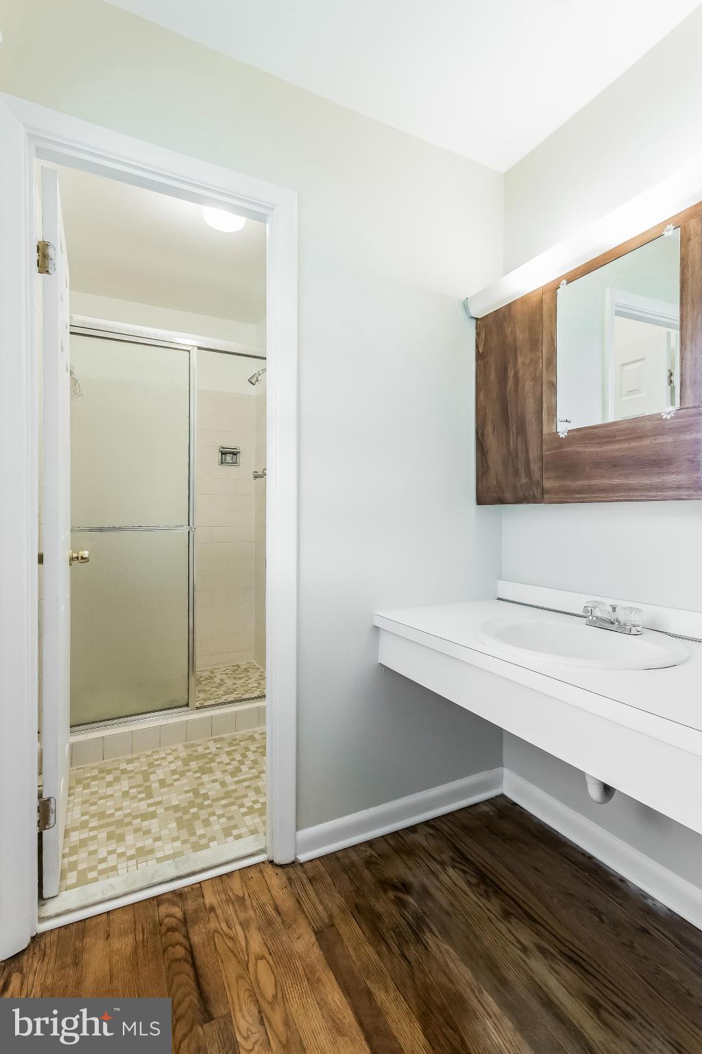 14517 Cobblestone Drive Silver Spring, MD 20905 - Photo 13 of 30 a bathroom with a sink and a mirror