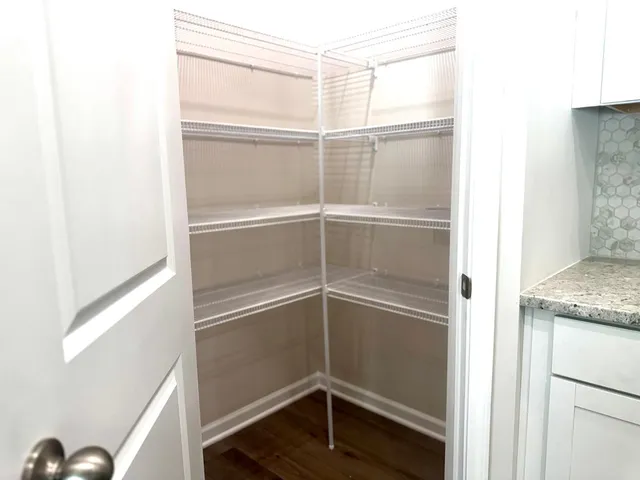 a view of an empty room