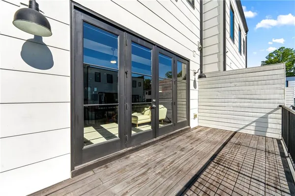 a front view of a house with a porch