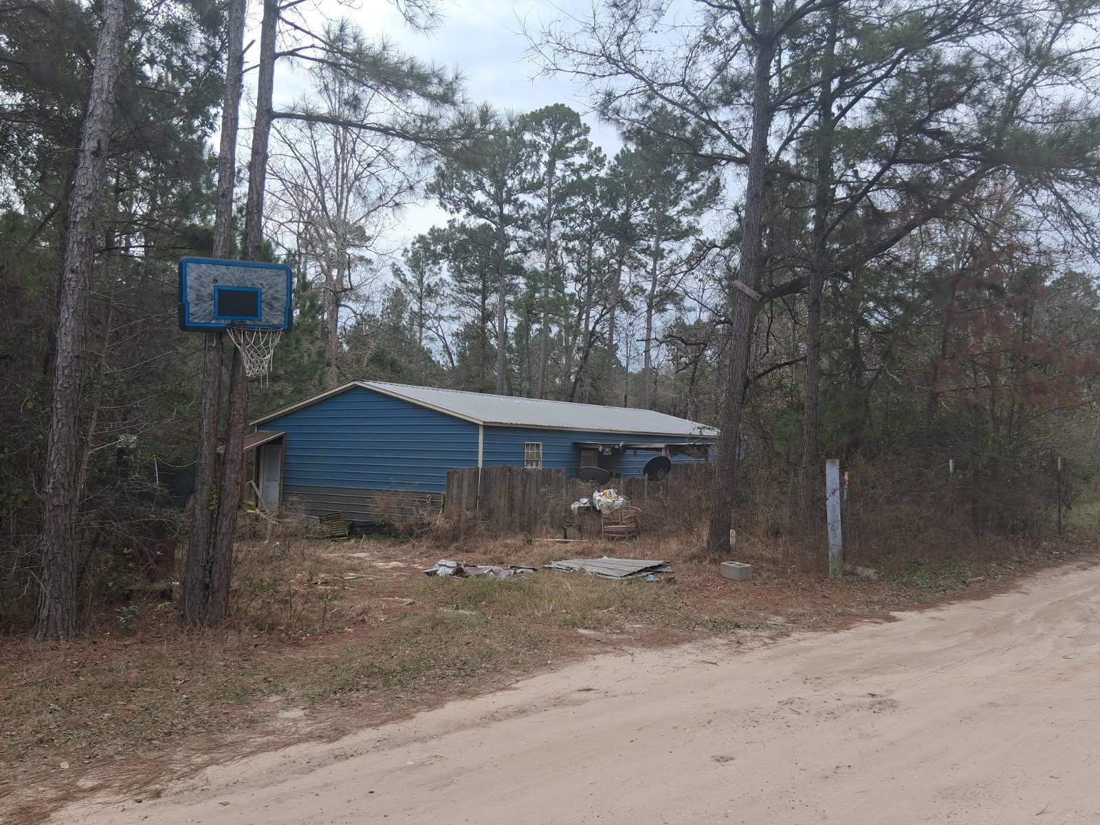a house view with a outdoor space