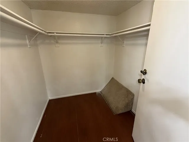 a close view of closet