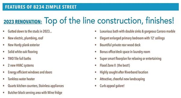 $499,000 | 8234 Zimpel Street, New Orleans, LA 70118