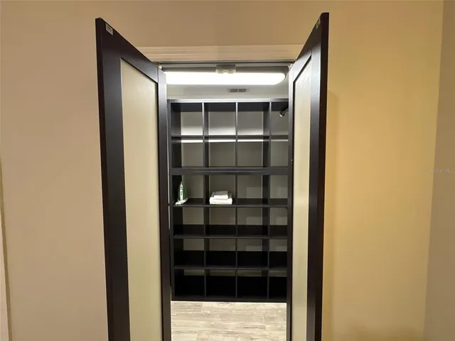 a view of front door