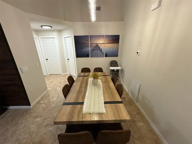 view of kitchen with wooden floor