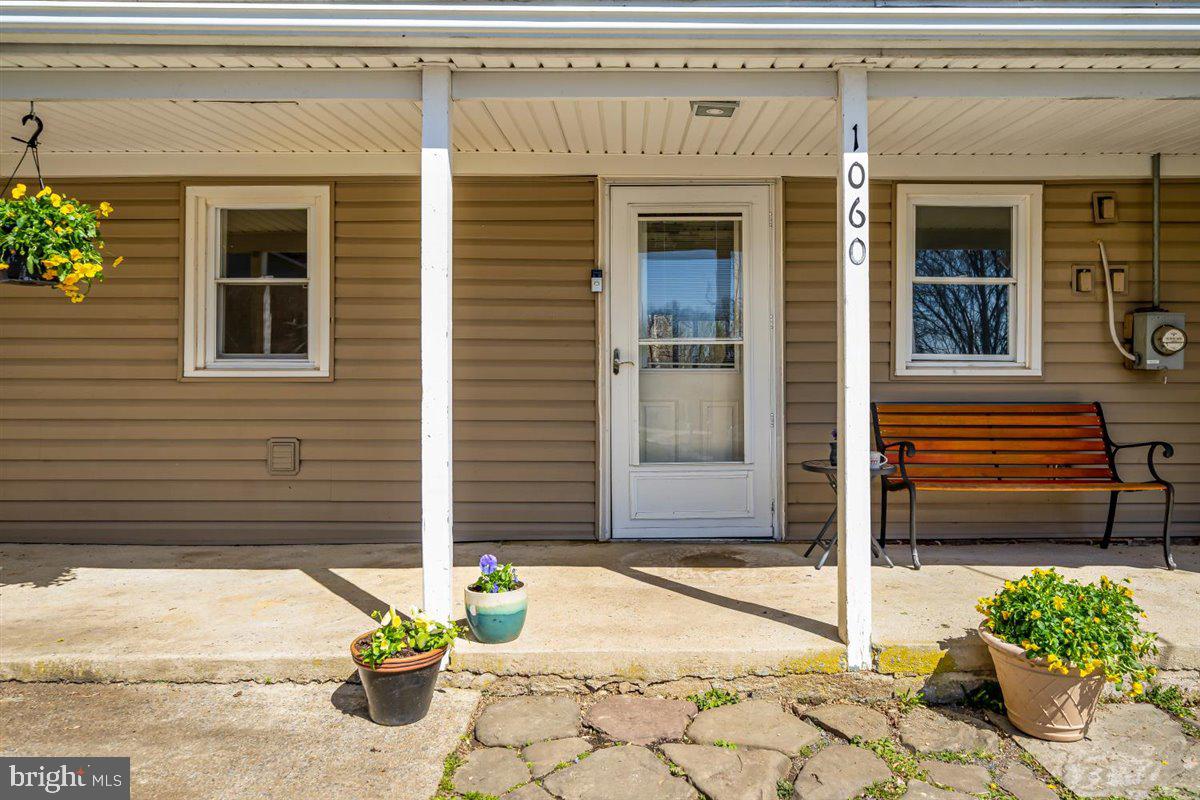 Front porch is perfect for relaxing