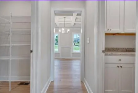 wooden floor in an empty room