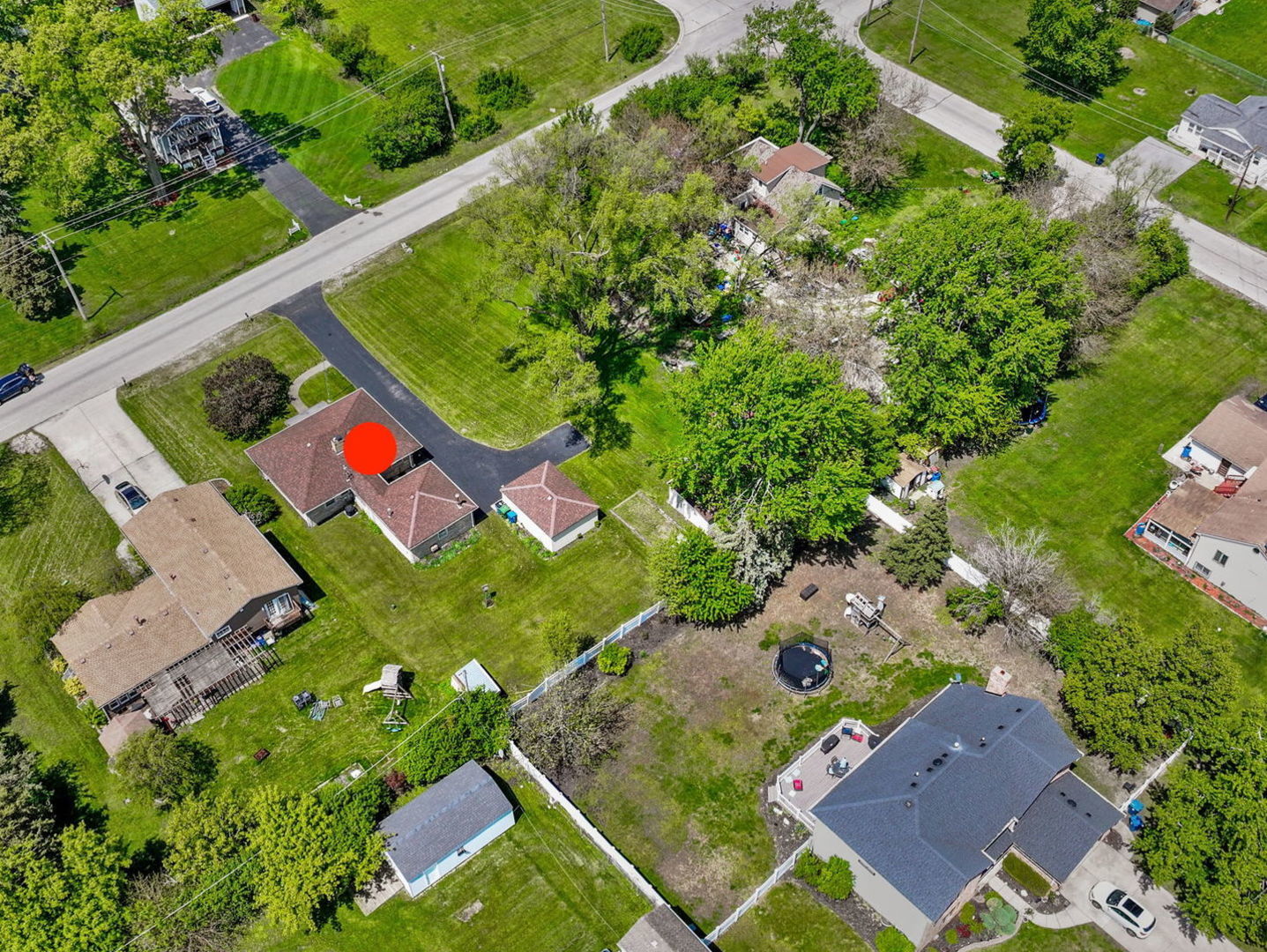 4N365 9th Avenue Addison, IL 60101 - Photo 24 of 24 an aerial view of a tennis ground and a houses