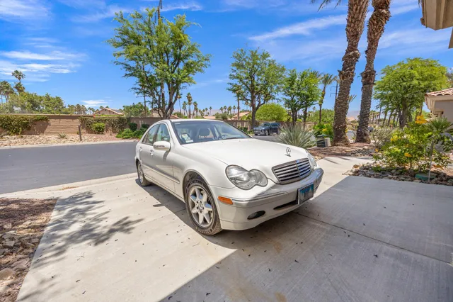 a car parked on the side of the road