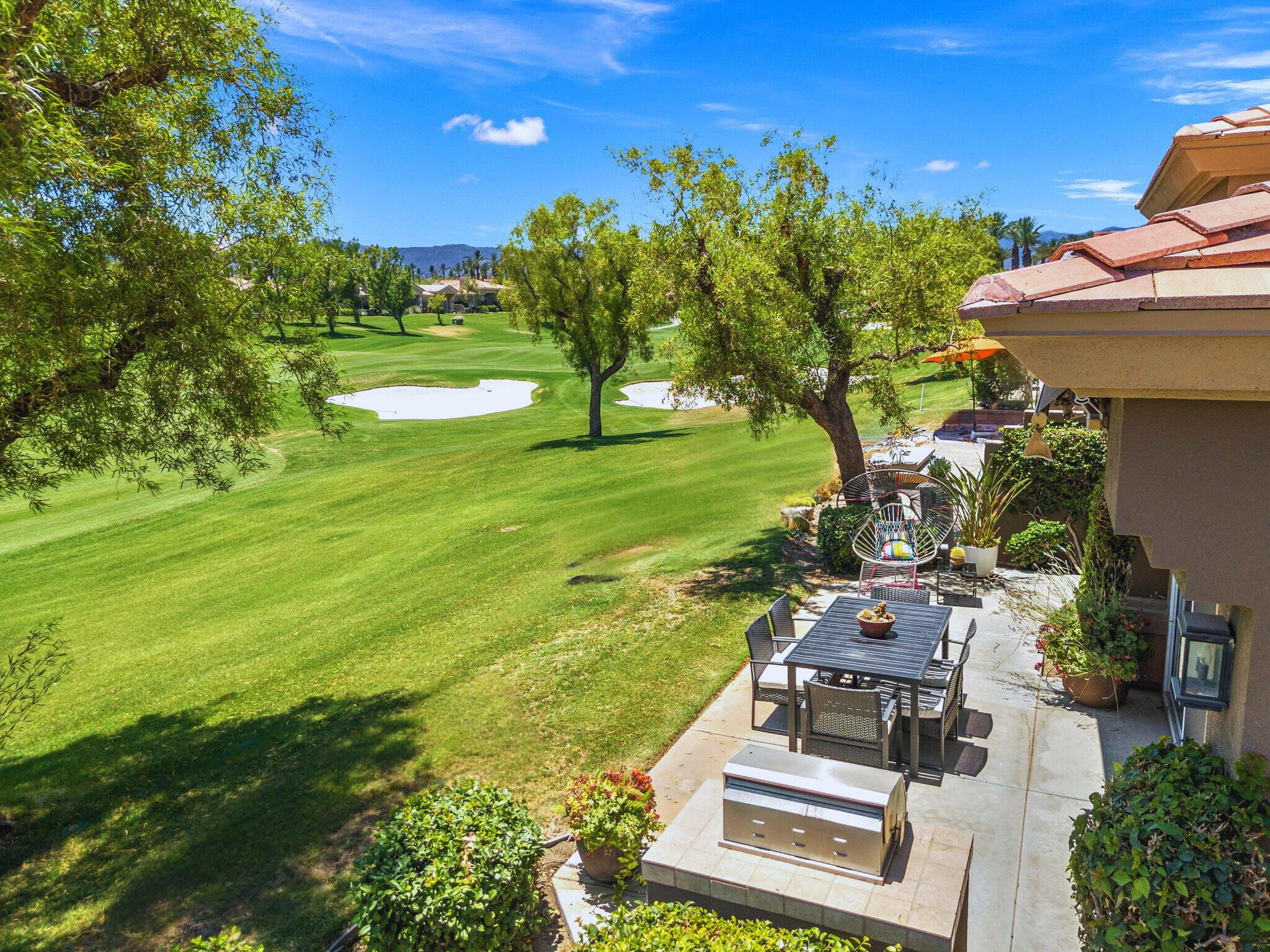 763 Box Canyon Trail Palm Desert, CA 92211 - Photo 37 of 48 a view of a garden with an outdoor space