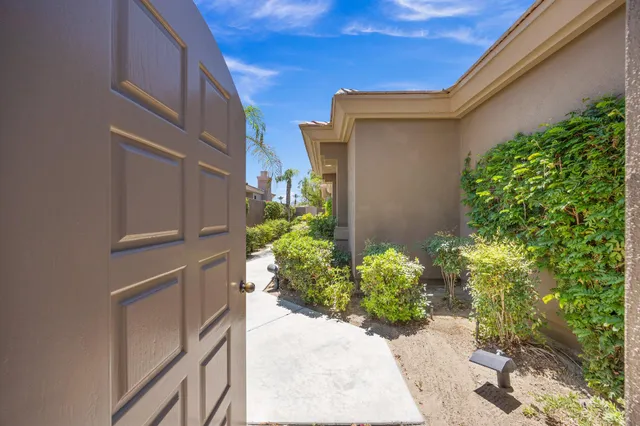a house with a outdoor space