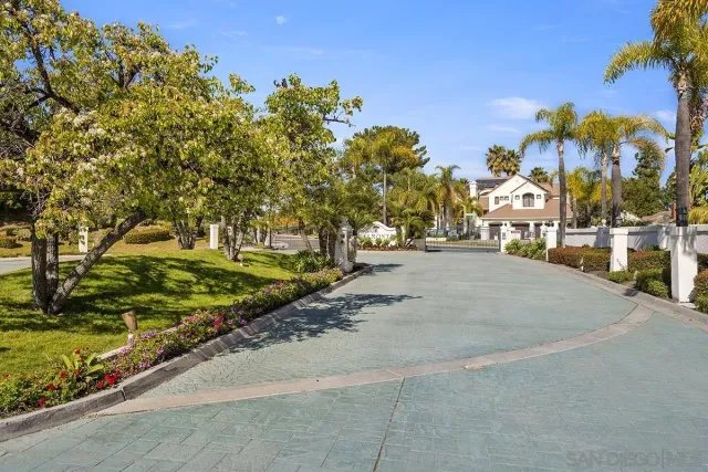 a view of road with houses