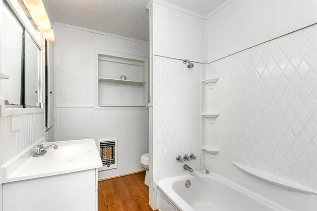 a bathroom with a sink and a bathtub