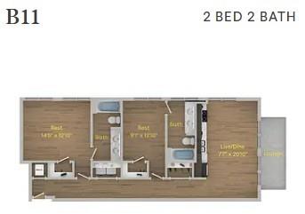 3900 Commerce Street, Unit 701 Dallas, TX 75226 - Photo 12 of 12 a black and white photo of a open kitchen