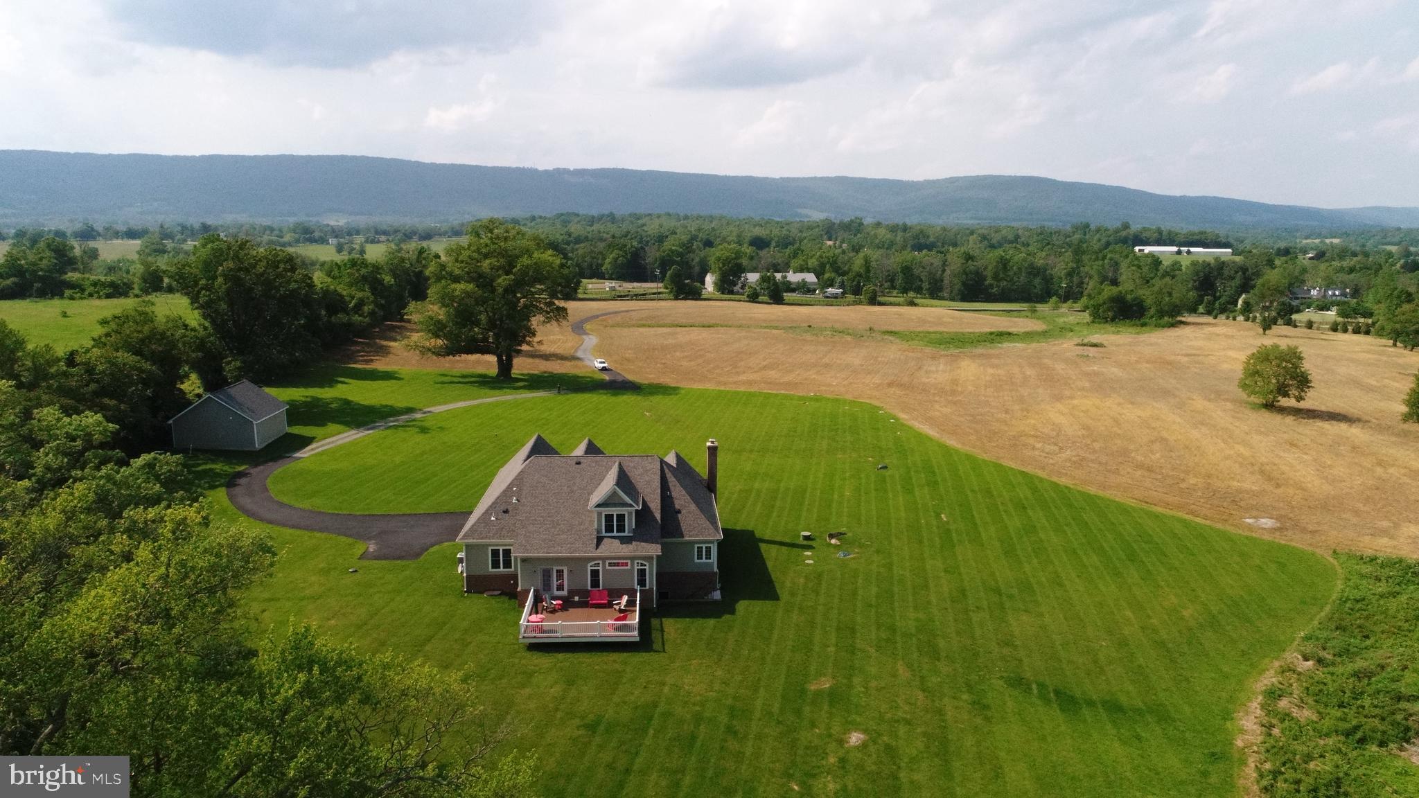 21562 Greengarden Road Upperville, VA 20184 - Photo 8 of 67 Aerial Shot Property Mountain Views