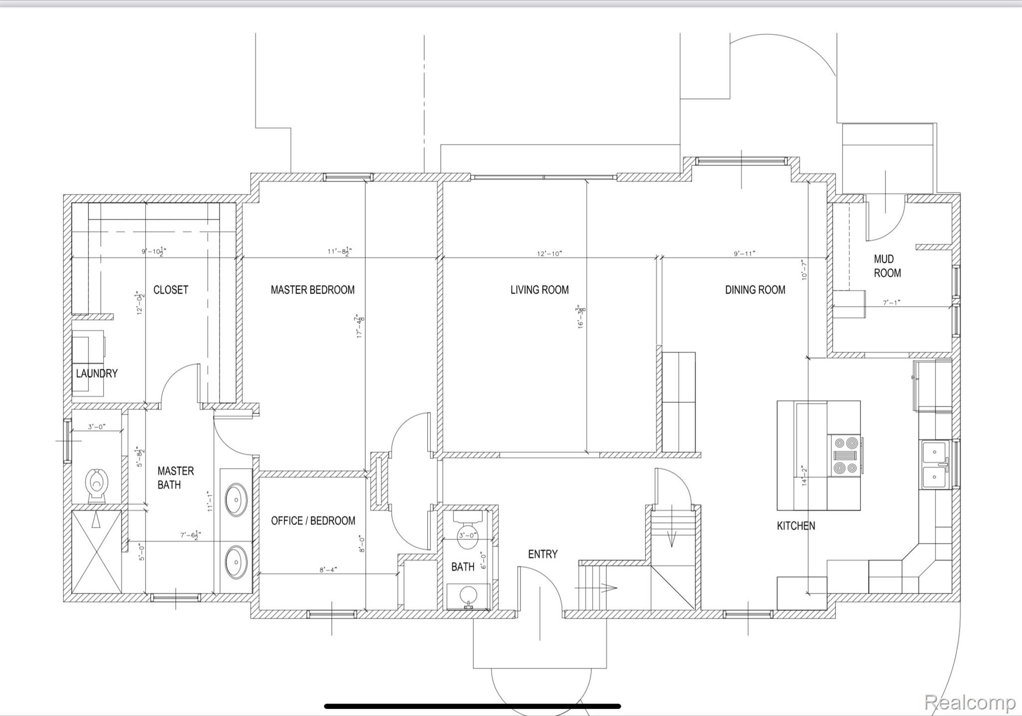 8672 Lake Road Grosse Ile, MI 48138 - Photo 37 of 38 1st floor layout