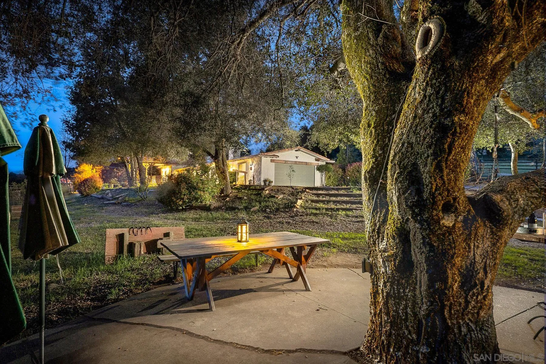 4026 Highway 78 Julian, CA 92036 - Photo 3 of 54 View towards the house from beneath the majestic oaks!