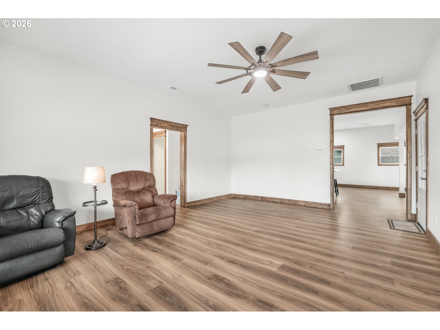 932 Zelinski Road Goldendale, WA 98620 - Photo 12 of 40 a living room with furniture and a wooden floor