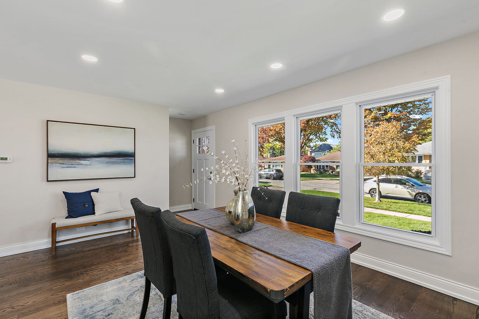241 North Hamlin Avenue Park Ridge, IL 60068 - Photo 11 of 52 a view of a dining room with furniture window and wooden floor
