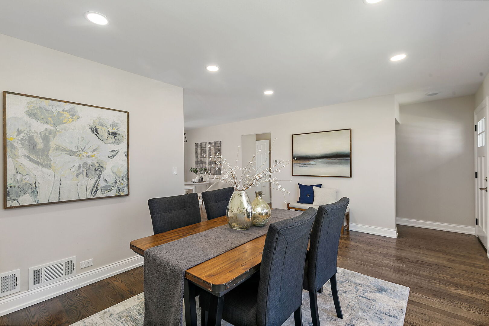 241 North Hamlin Avenue Park Ridge, IL 60068 - Photo 10 of 52 a view of a dining room with furniture and wooden floor