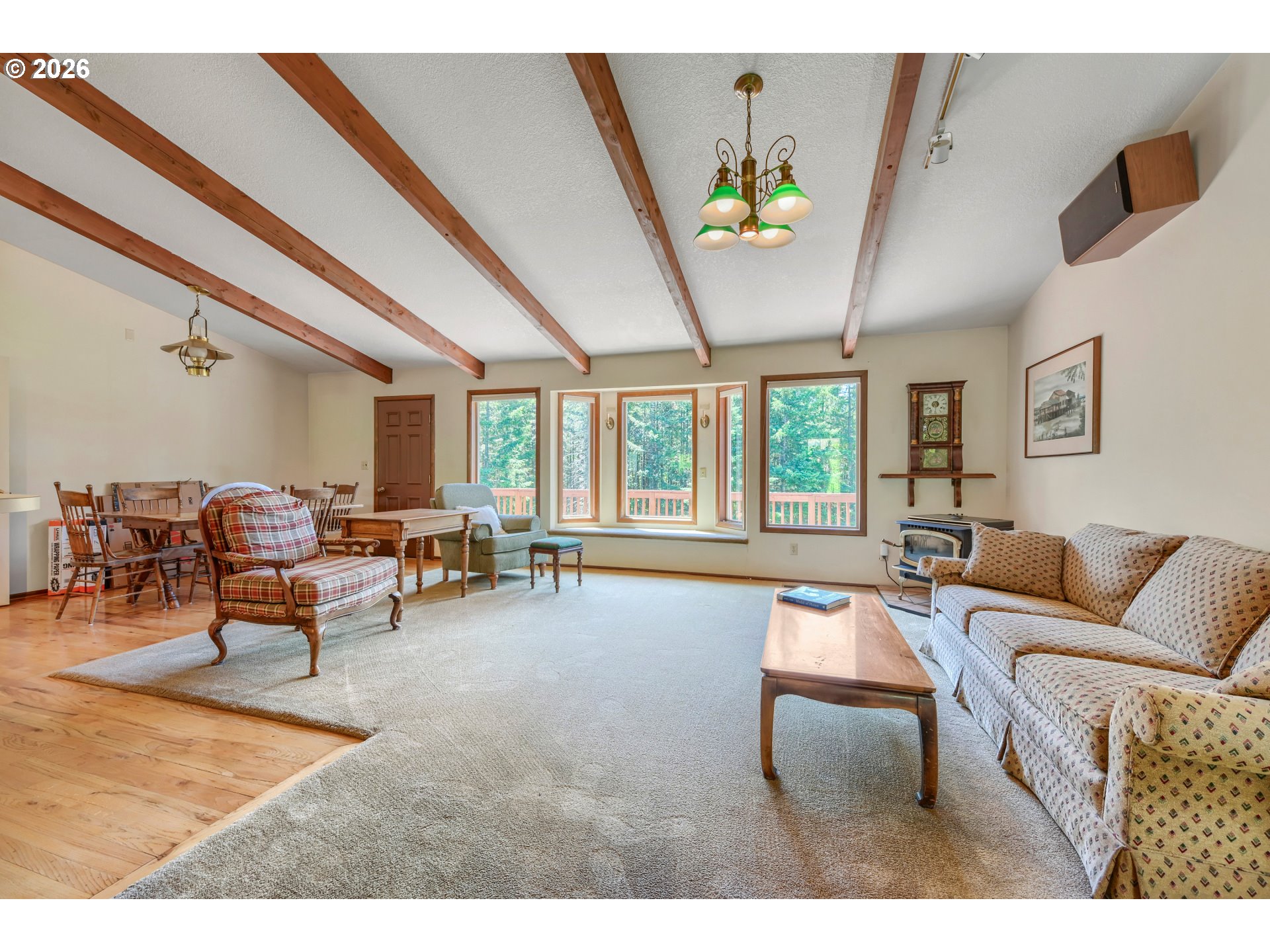 45354 Northwest Hartwick Road Banks, OR 97106 - Photo 5 of 35 a living room with furniture and a large window