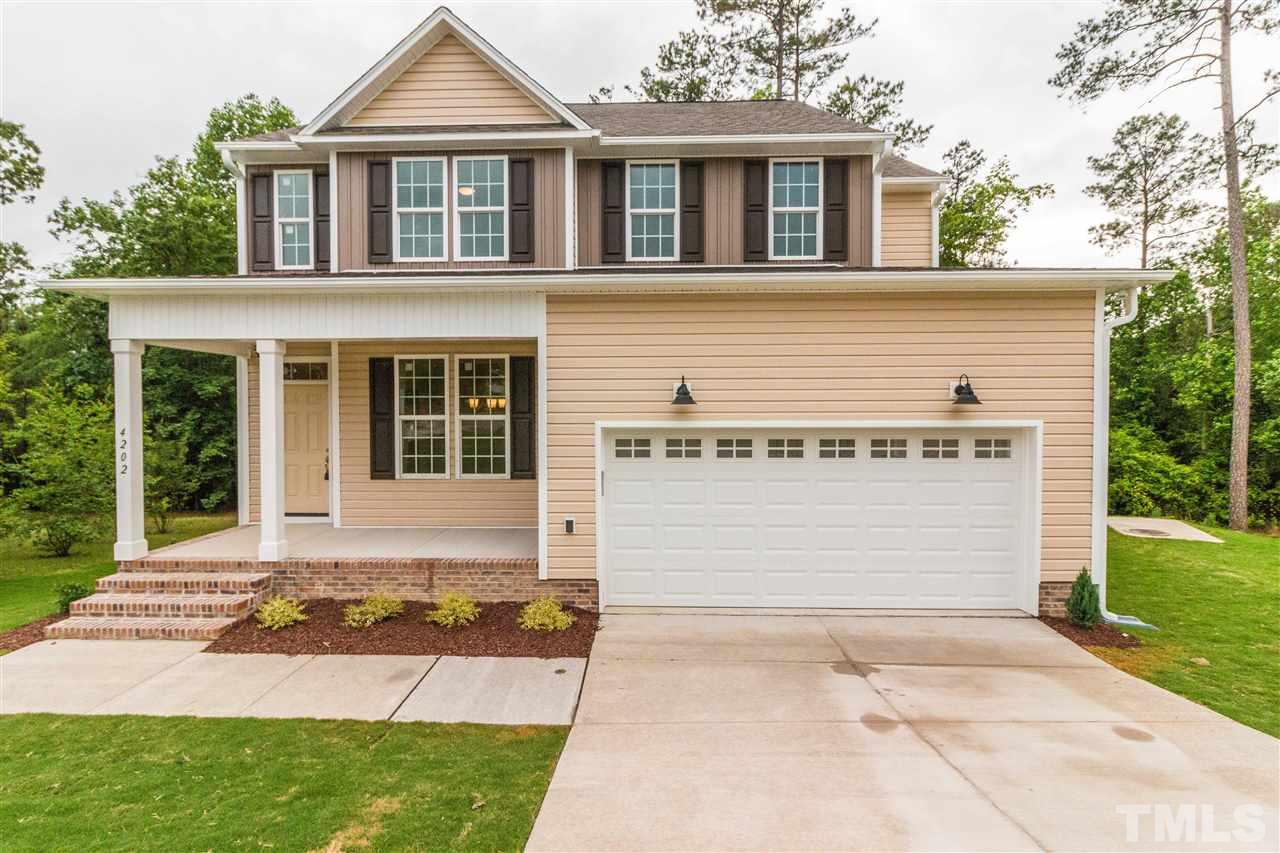 4202 Prelude Street Raleigh, NC 27616 - Photo 1 of 21 Great street appeal; cul de sac lot; fully sodded yard!