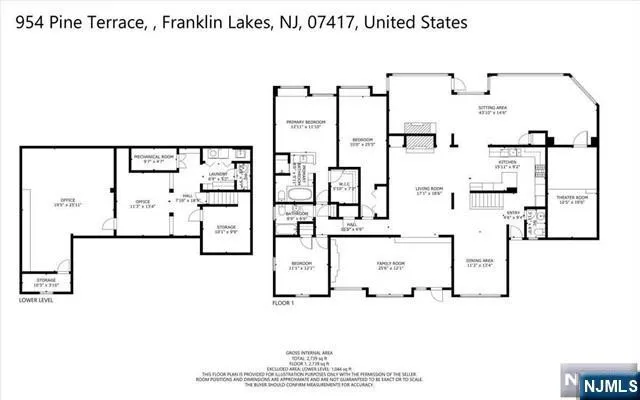 $6,200 | 954 Pines Terrace, Franklin Lakes, NJ 07417