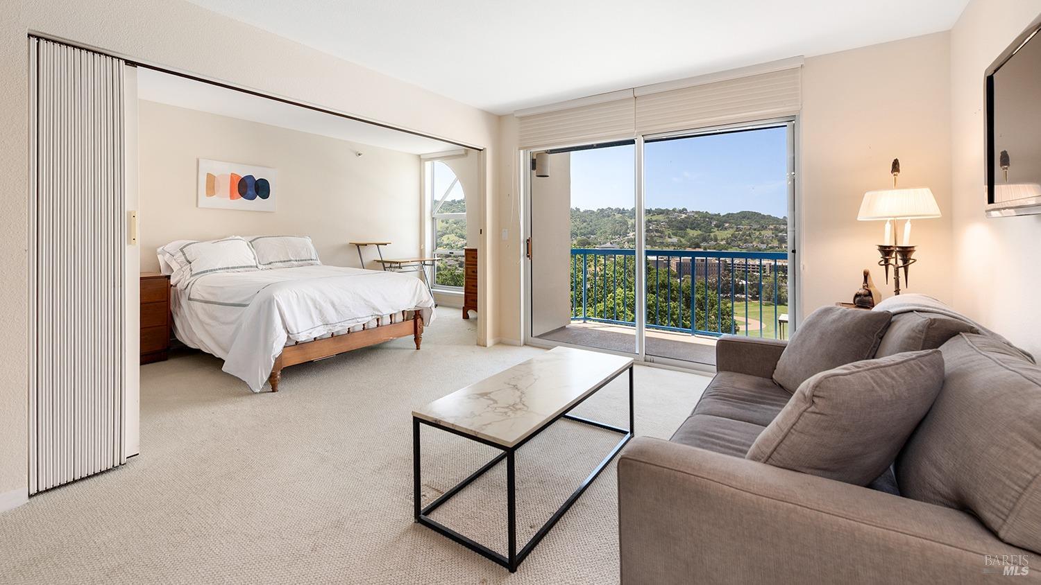 100 Thorndale Drive, Unit 450 San Rafael, CA 94903 - Photo 7 of 24 a bedroom with furniture and a window