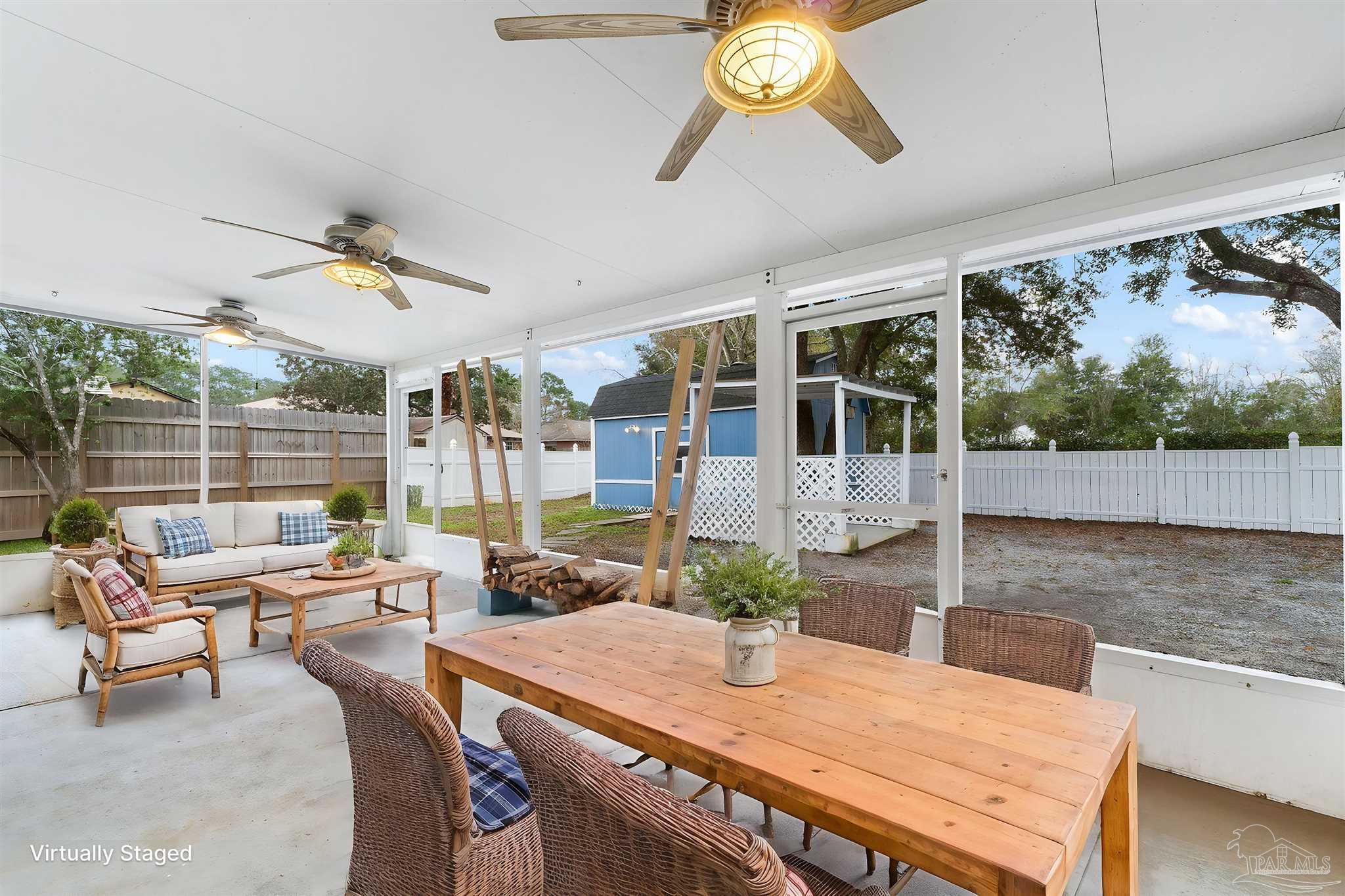 12609 Meadson Road Pensacola, FL 32506 - Photo 34 of 38 Back Screened Porch
