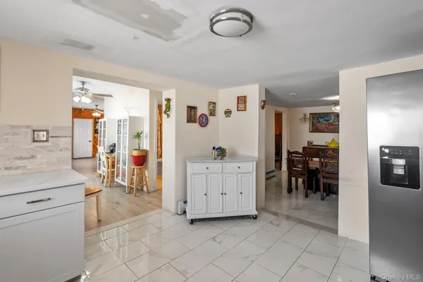 a room with storage and utility