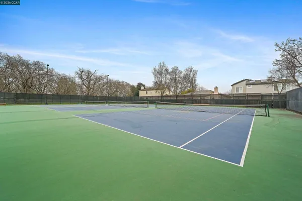 a view of a tennis court