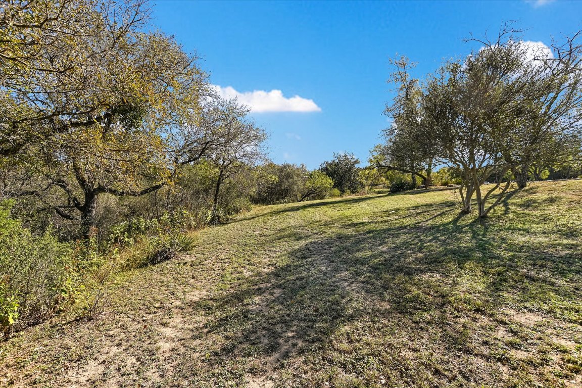 116 Courtside Way Spicewood, TX 78669 - Photo 27 of 40 a view of a yard with an trees
