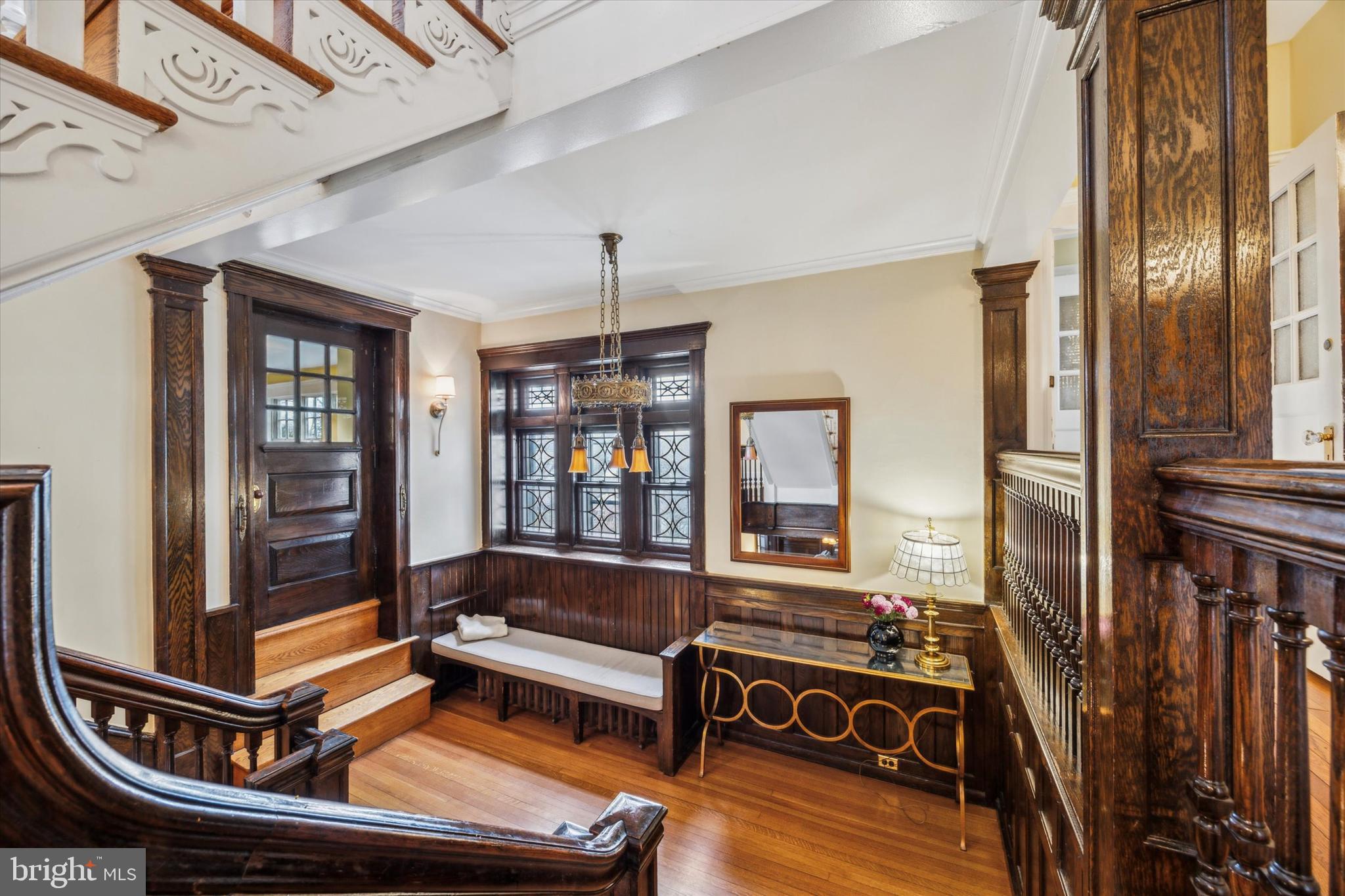 226 Fishers Road Bryn Mawr, PA 19010 - Photo 17 of 60 a living room with furniture a ceiling fan and a window